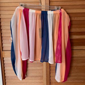 Women's Woven Top/Off Shoulder